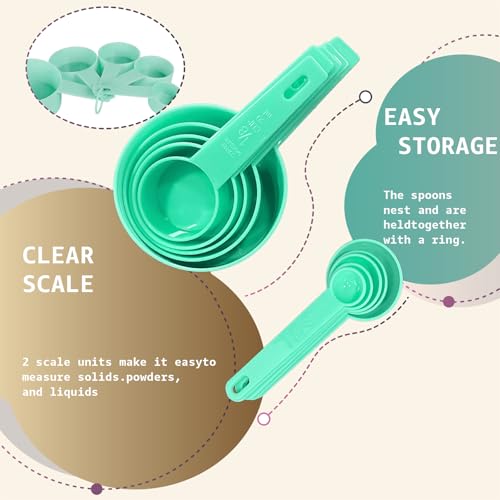 10pcs Measuring Cups and Spoons Set