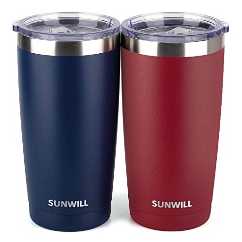 Travel Coffee Mug with Lid (2 Count)