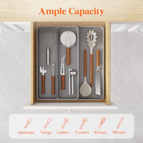 Utensil Organizer for Kitchen Drawer