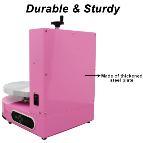 6 14" Cake Decorating Coating Machine Cream Spreading 110V