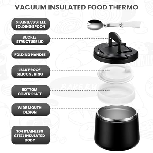 14oz Vacuum Insulated Soup Thermo for Hot Food