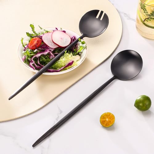 Black Salad Serving Utensils (2 Count)
