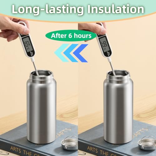 12oz Wide Mouth Vacuum Insulated Water Bottle with Tea Infuser