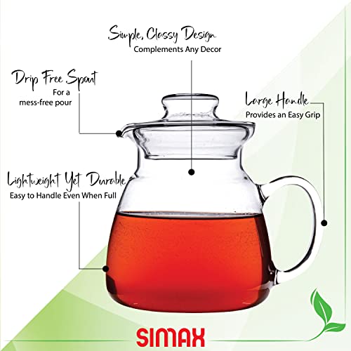 Glassware 20 Oz. Glass Teapot