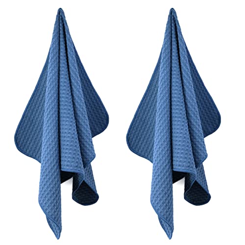 380 GSM Microfiber Waffle Kitchen Dish Tea Towel (8 Count)