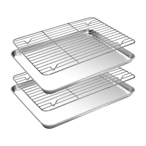 Baking Sheet with Cooling Rack Set