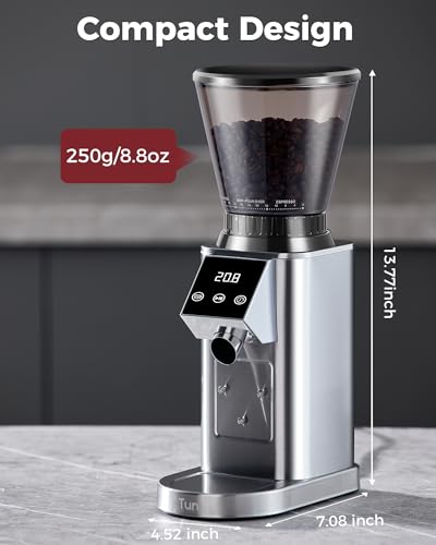 G1 Conical Burr Coffee Grinder with 48 Grind Settings