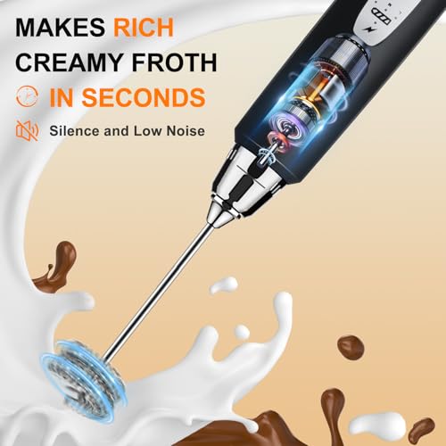 Handheld Milk Frother Wand for Coffee