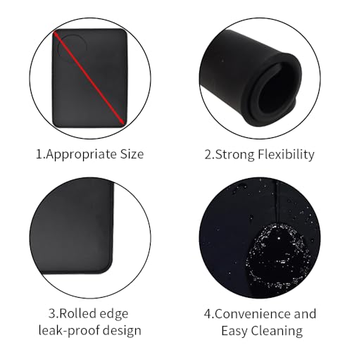 Non Slip Silicone Espresso Coffee Tamper Mat 5.9x7.87inch Coffee Powder Pad Coffee Press Counter Mat Espresso Machine Tamp Mat Tamping Mat for Barista Tools and Accessories