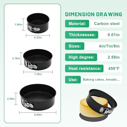 Springform Cake Pan Set