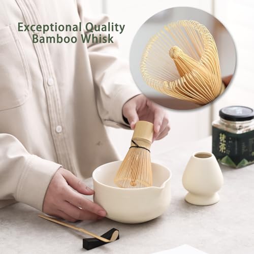 Matcha Set Matcha Whisk Set Includes 17 oz Matcha Bowl