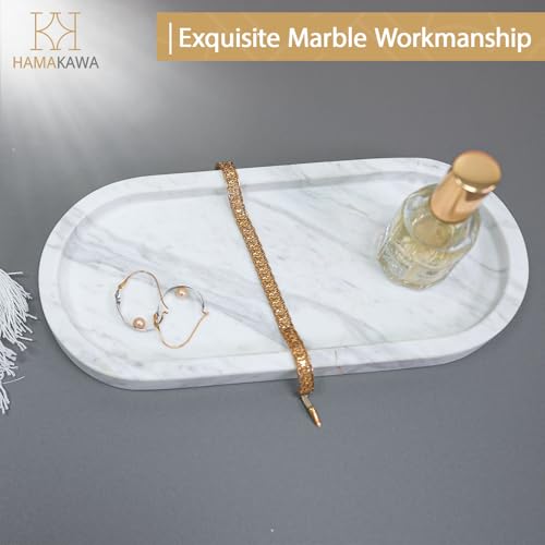 Oval Bathroom Vanity Tray