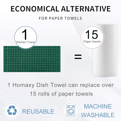 100% Cotton Terry Kitchen Towels (8 Count)