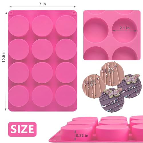 Round Chocolate Cookie Molds