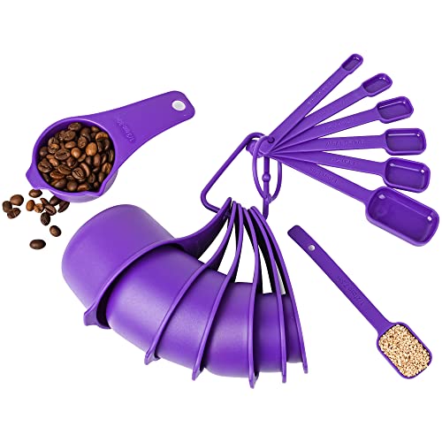 Plastic Measuring Cups and Spoons Set 15