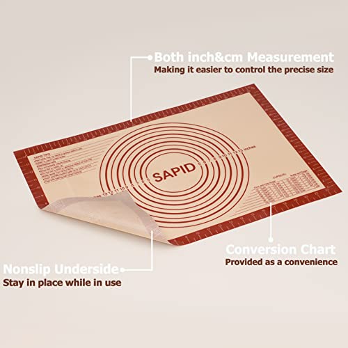 Extra Thick Silicone Pastry Mat Non