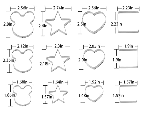 Metal Cookie Cutters Set