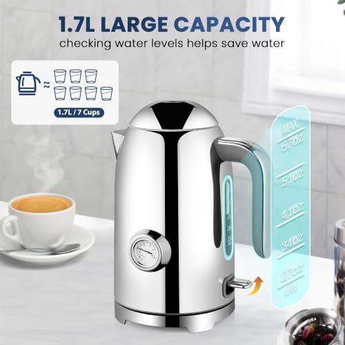 57oz Electric Kettle with Thermometer