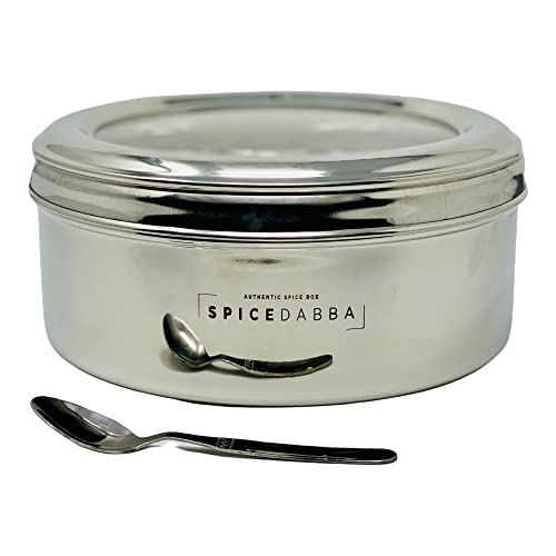 Stainless Steel Indian Spice Box