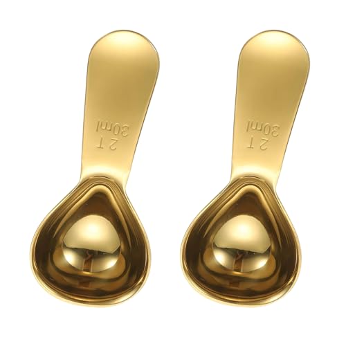 2Pcs Stainless Steel Coffee Scoop (4 Count)
