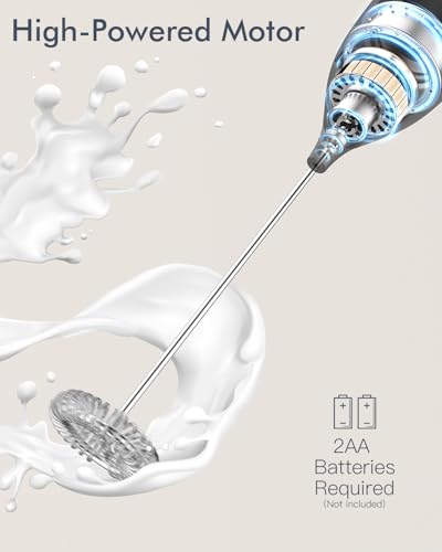Milk Frother Handheld Battery