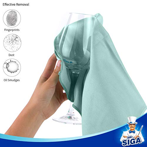 Ultra Fine Microfiber Cloths for Glass (6 Count)