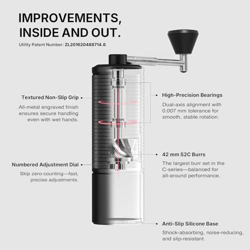 C5 ESP Pro Manual Coffee Grinder with S2C