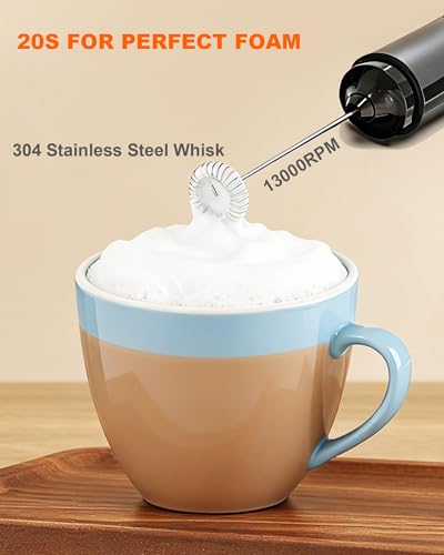 Electric Milk Frother Handheld Foam Maker