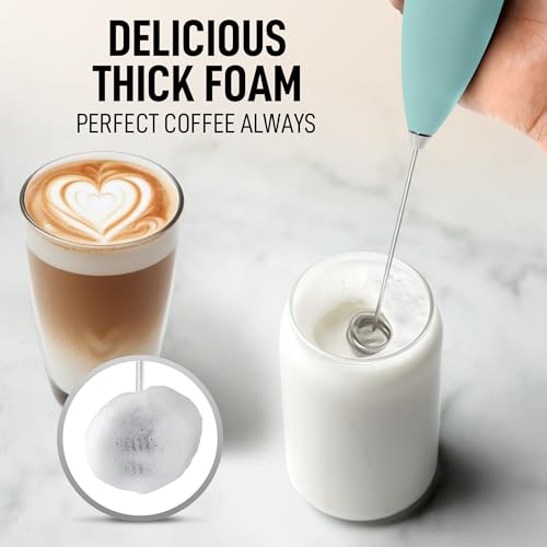 Powerful Milk Frother Wand With Duracell Batteries