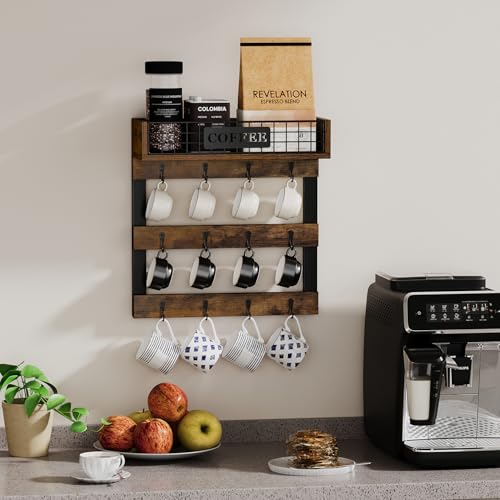 Coffee Cup Holder Wall Mounted