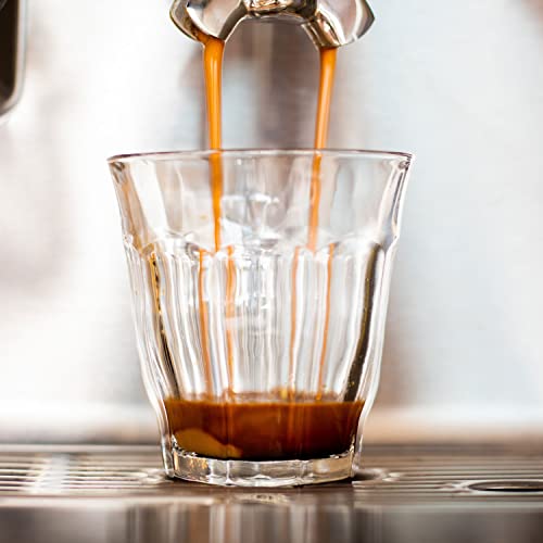 Espresso Cups Set of 4 Clear Glass Cups 3oz for Coffee (4 Count)