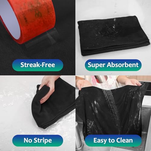 6 Pcs Extra Large Microfiber Cleaning Cloth (6 Count)