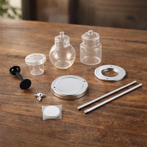 Luxury Ice Cold Brew Dripper Coffee Maker in Stainless Steel and Borosilicate Glass