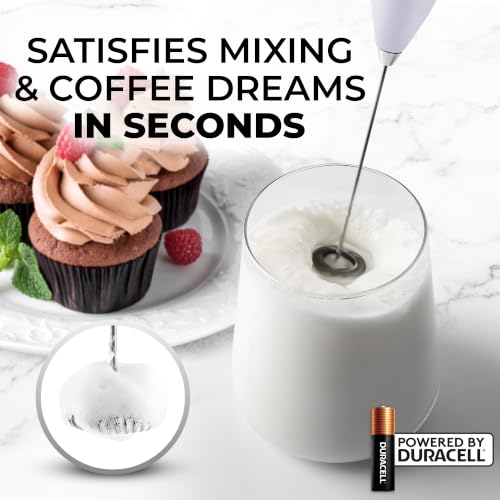 Zulay Powerful Milk Frother for Coffee with Upgraded Titanium Motor
