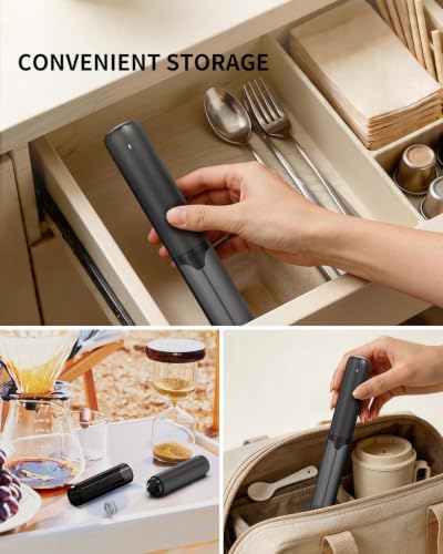 Upgraded Rechargeable Milk Frother Handheld