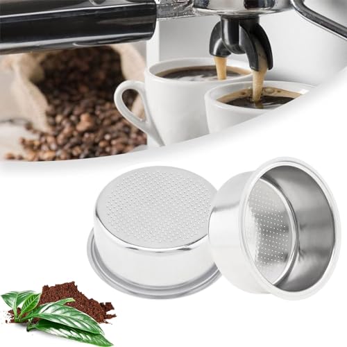 2Pcs 51mm NonPressurized Coffee Filter Basket (2 Count)