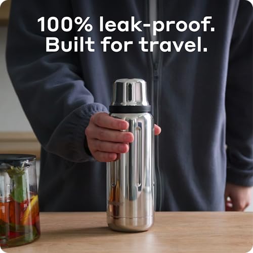 26 oz Stainless Steel Thermo Bottle with Cup Lid