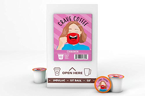 Flavored Coffee Pods Compatible with 2 K (40 Count)