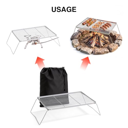 Large Folding Campfire Grill