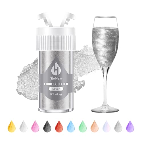 Silver Edible Glitter