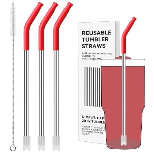 Straight Metal Straws for Stanley 20oz