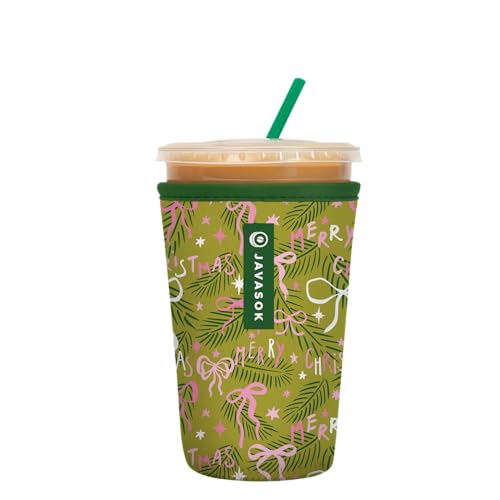 JavaSok Iced Coffee & Cold Soda Insulated Neoprene Cup Sleeve