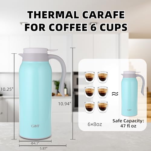 51 Oz Stainless Steel Thermal Coffee Carafe