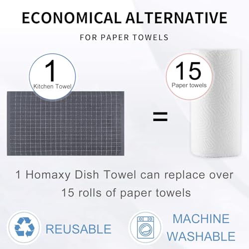 100% Cotton Terry Kitchen Towels (4 Count)