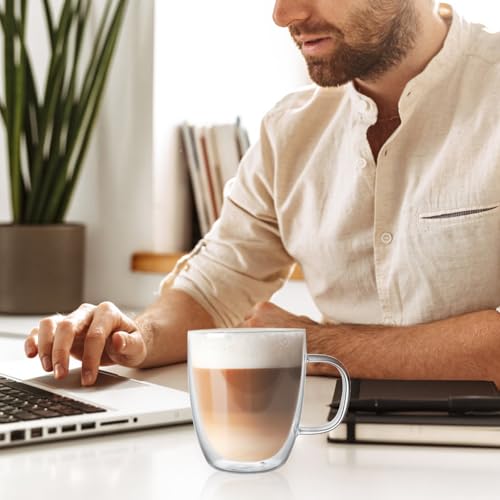 Double Walled Glass Coffee Mugs