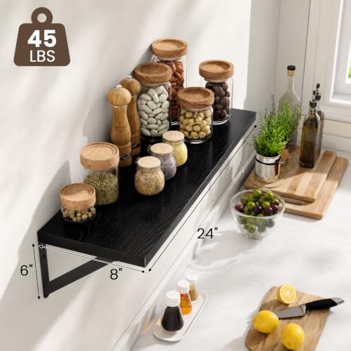 Wall Mounted Floating Shelves Set of 3