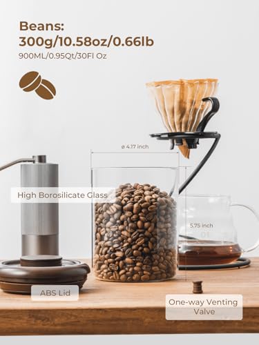 Glass Coffee Bean Canister