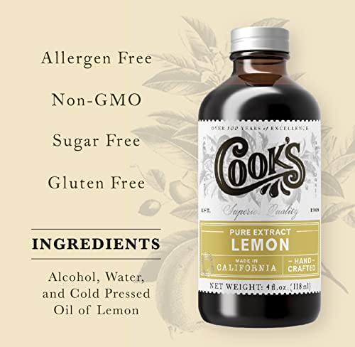 Pure Lemon Extract (4 Fl Oz)