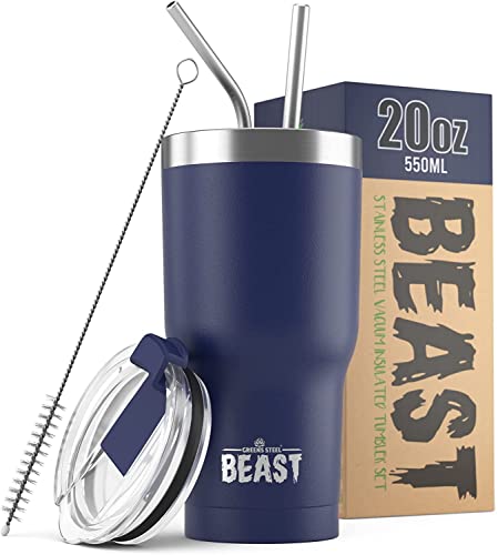 Beast 20 oz Tumbler Stainless Steel Vacuum Insulated Coffee Ice Cup Double Wall Travel Flask