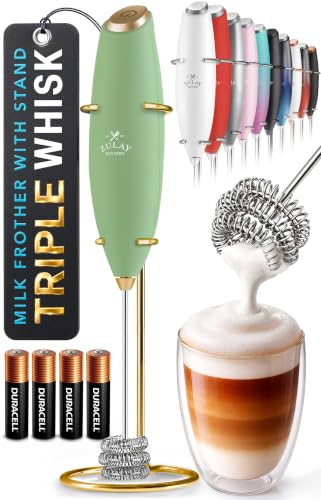 Powerful Milk Frother Wand With Duracell Batteries